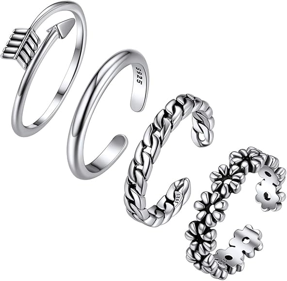 Amazon | ChicSilver シルバー925 トゥリング レディース かわいい
